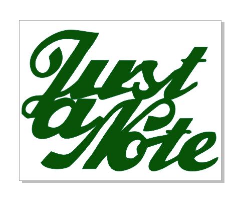 Just a note green 48 x 38 packs of 10
